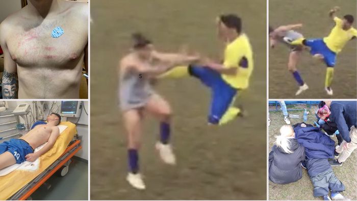 Noi imagini cutremurătoare de la bătaia dintre juniorii de la Domnești și cei de la Buftea! Scene șocante: un copil primește un picior în piept, iar un altul e lăsat lat în urma loviturilor încasate! VIDEO EXCLUSIV