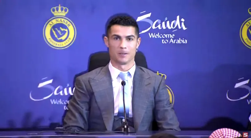 Cristiano Ronaldo a fost prezentat oficial la Al-Nassr! Primele declarații ale starului portughez: „Misiunea mea în Europa s-a încheiat, am câștigat tot”. Ce spune despre contractul stelar: „E unic pentru că eu sunt unic”