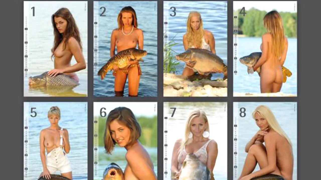 Bucuria tuturor pescarilor! :) FOTO&VIDEO: Au și ei acum un calendar sexy: 