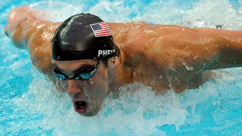 Michael Phelps a ratat medalia de aur în proba de 100 metri fluture