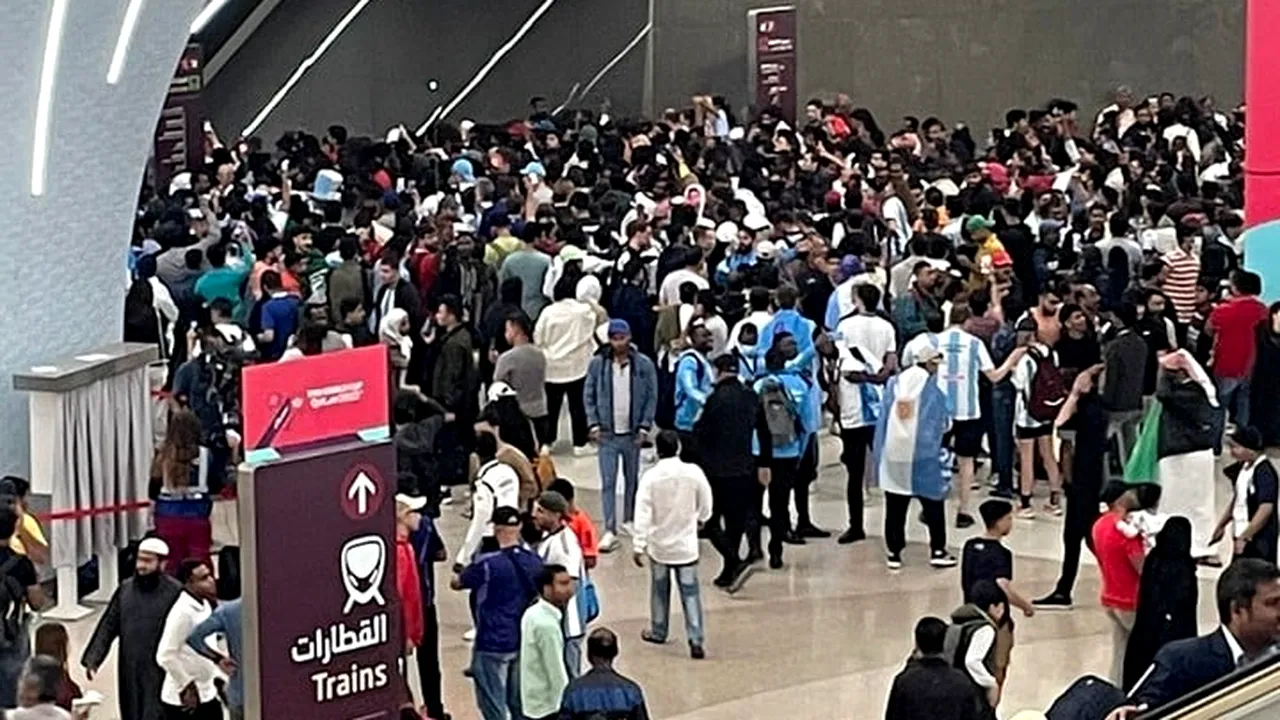 A început revoluția argentiniană în Qatar: o stație de metrou a fost închisă din cauza fanilor lui Leo Messi!