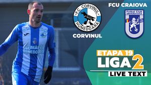 Remiză bună pentru alții! Corvinul și FCU Craiova au terminat la egalitate la Hunedoara și ratează șansa de a se apropia de locurile care duc în play-off