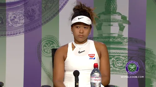 Wimbledon 2019 | Naomi Osaka nu suportă presiunea. VIDEO | Fostul lider mondial a întrerupt conferința de presă după eliminarea din primul tur: 