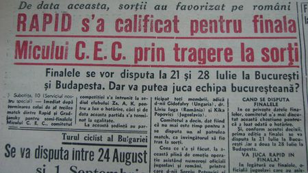 Rarisim! Universul anunță calificarea Rapidului!