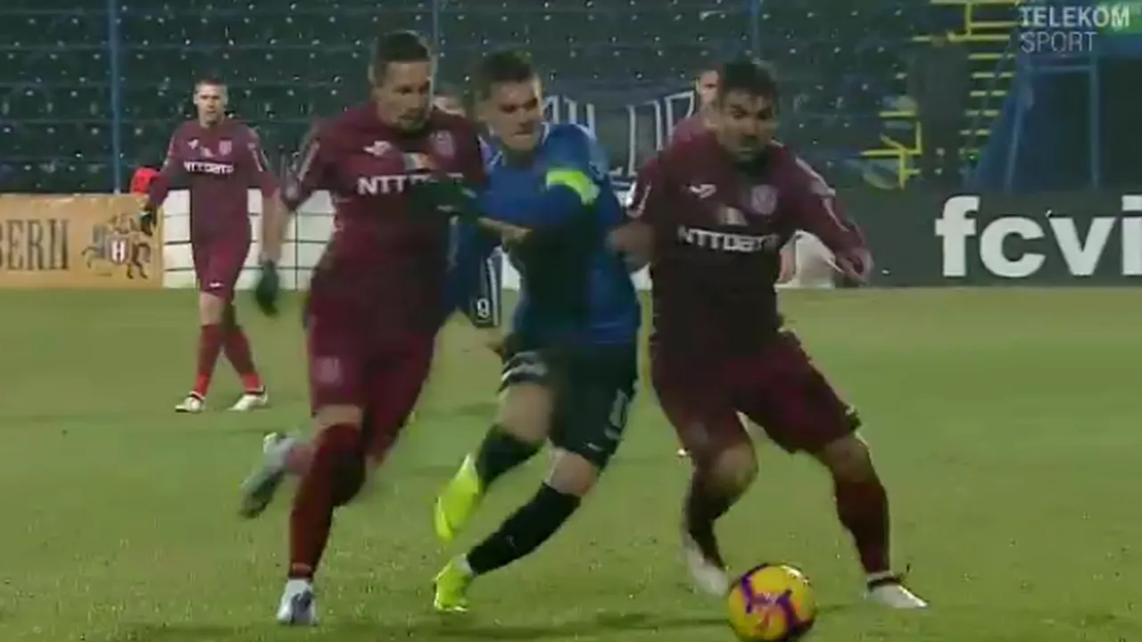 Viitorul - CFR Cluj 0-1. Victorie uriașă pentru campioană. Țucudean a decis meciul după o gafă a la Gerrard făcută de Mladen