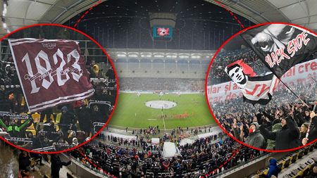 Rapid - Dinamo, cronica ultras: derby-ul a dezamăgit. Bulgări în capul jucătorilor, Sudul giuleștean a ieșit din stadion, dinamoviștii le-au dedicat material și vopsea rivalilor de la Steaua