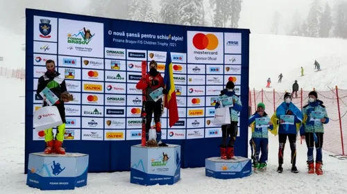 Românii au obținut patru medalii la competiția de schi FIS Children Trophy