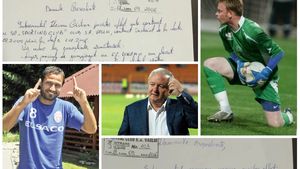 Din culisele fotbalului românesc. FOTO | Scrisorile a doi fotbaliști acuzați de Porumboiu că au făcut blat în Liga 1. "Mi-a sunat soția și mi-a spus să număr banii de la Dinamo". Ce spune acum fostul patron al Vasluiului