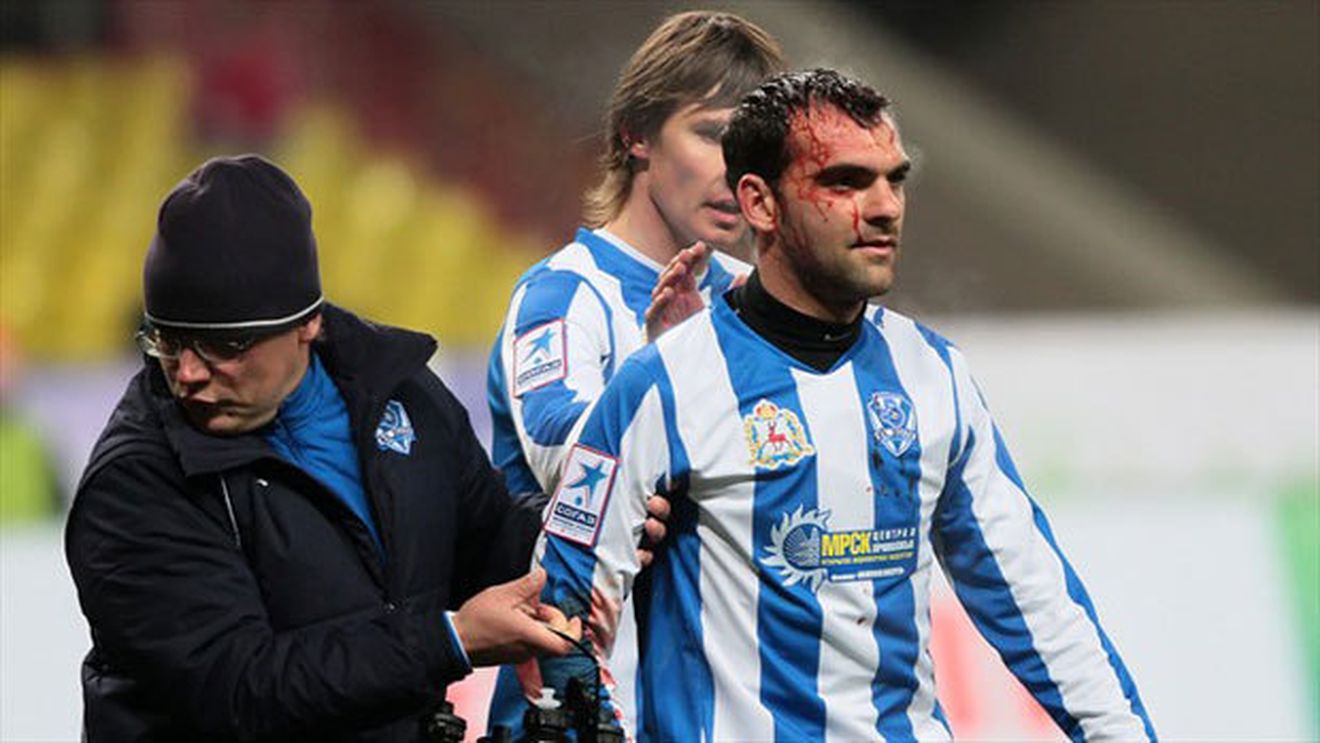 FOTO** Mihăiță Pleșan, însângerat în Rusia