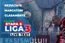 Liga 3, etapa 6 | Metalul Buzău a obținut scorul rundei în play-off, în play-out au fost două rezultate de 6-0. Nebunie de meci la Ghiroda, cu opt goluri. Mediașul, umilit la Alba Iulia