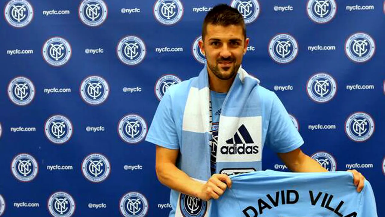 David Villa va fi împrumutat de New York FC. Unde va evolua spaniolul pentru 10 meciuri