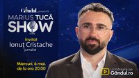Marius Tucă Show începe miercuri, 6 mai, de la ora 20.00, live pe Gândul. Invitat: Ionuț Cristache