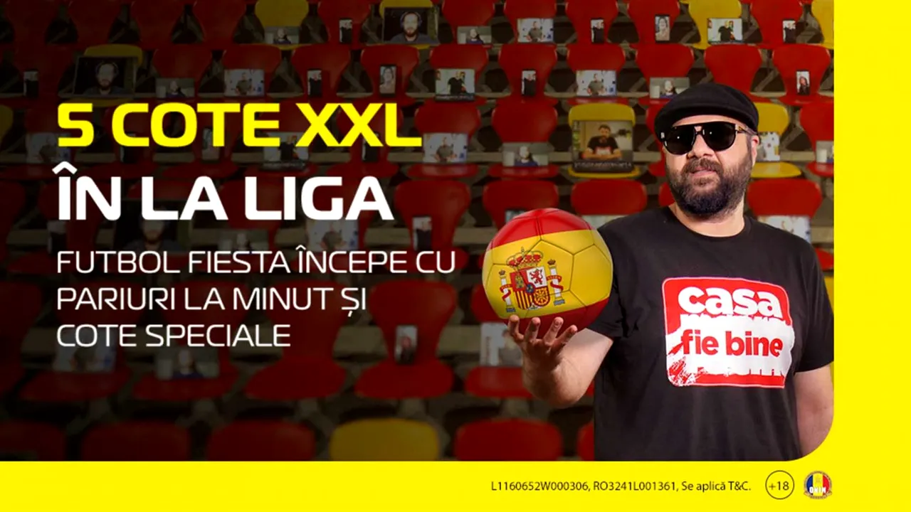 Futbol Fiesta cu 5 pariuri „suculente” în weekend: pariuri la minut și cote originale, pentru jucătorii adevărați