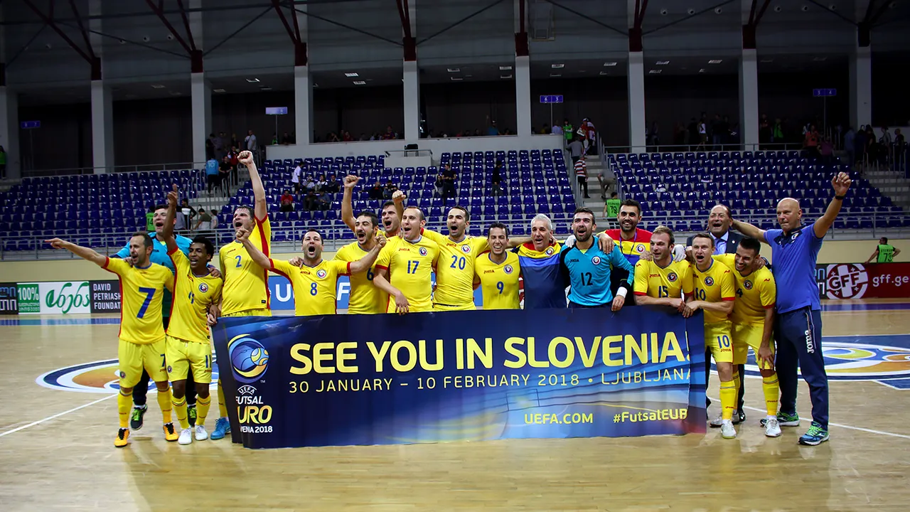  România s-a calificat la Campionatul European de futsal!
