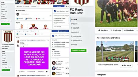 Războiul "rapizilor" pe Facebook: Rapidul susținut de PSD a reclamat și blocat paginile AFC Rapid - Manoliu și Rapid Frumoșii Nebuni - T2. Pagina AFC Rapid, rămasă de pe vremea FC Rapid, era urmărită de 170.000 de suporteri. Ce urmează