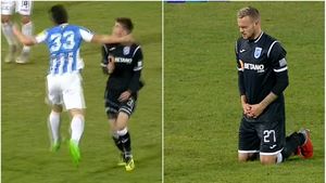 Declarația cutremurătoare a lui Mihăilă, despre accidentarea din meciul cu Poli Iași: "De atunci nu îmi mai aduc aminte nimic". Ce a făcut Rus în seara în care l-a accidentat pe jucătorul oltenilor