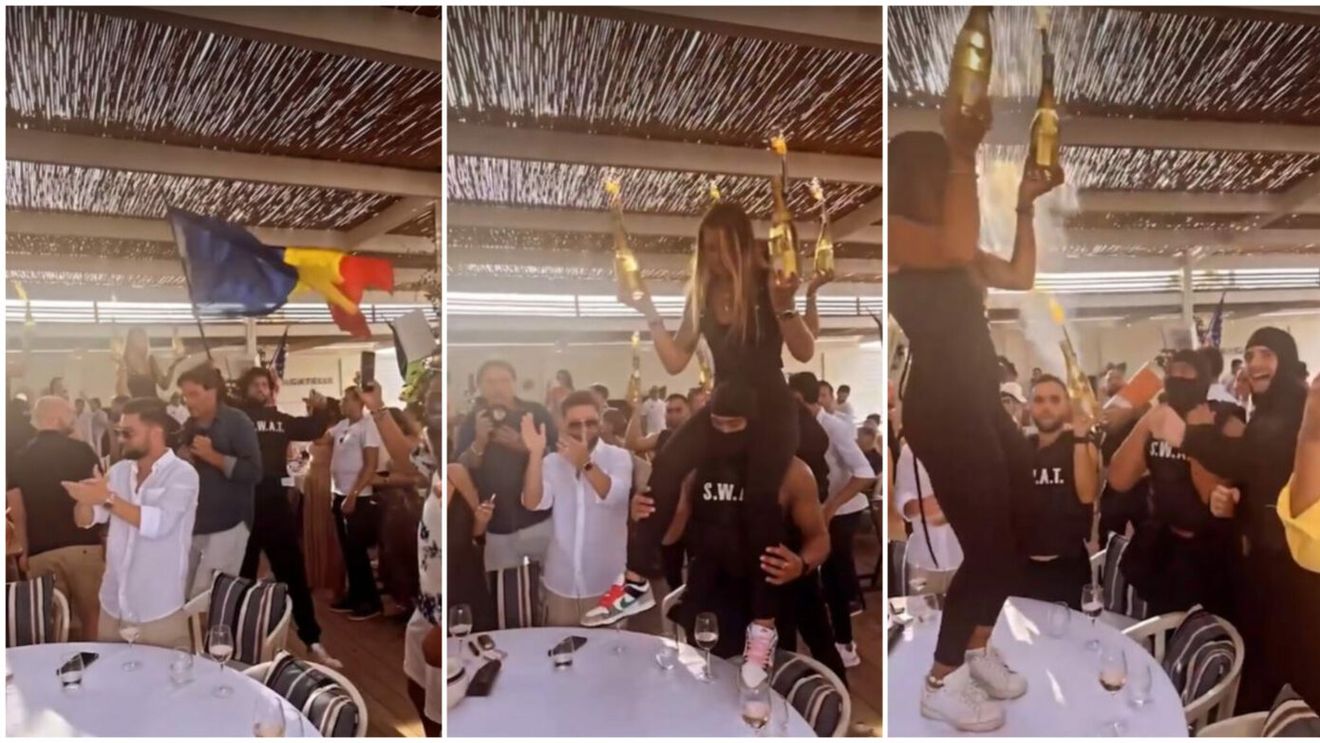 Adrian Mititelu jr, party de mii de euro la Saint-Tropez! Fiul patronului de la FC U Craiova a făcut show. Ce șampanie și-a luat și cum a dansat pe muzica lui Florin Salam | VIDEO