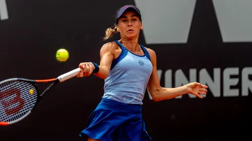 Irina Bara, eliminată în optimile turneului WTA de la Cluj după o luptă de trei ore! Reacție surprinzătoare a adversarei: „Eu joc fără antrenor!”