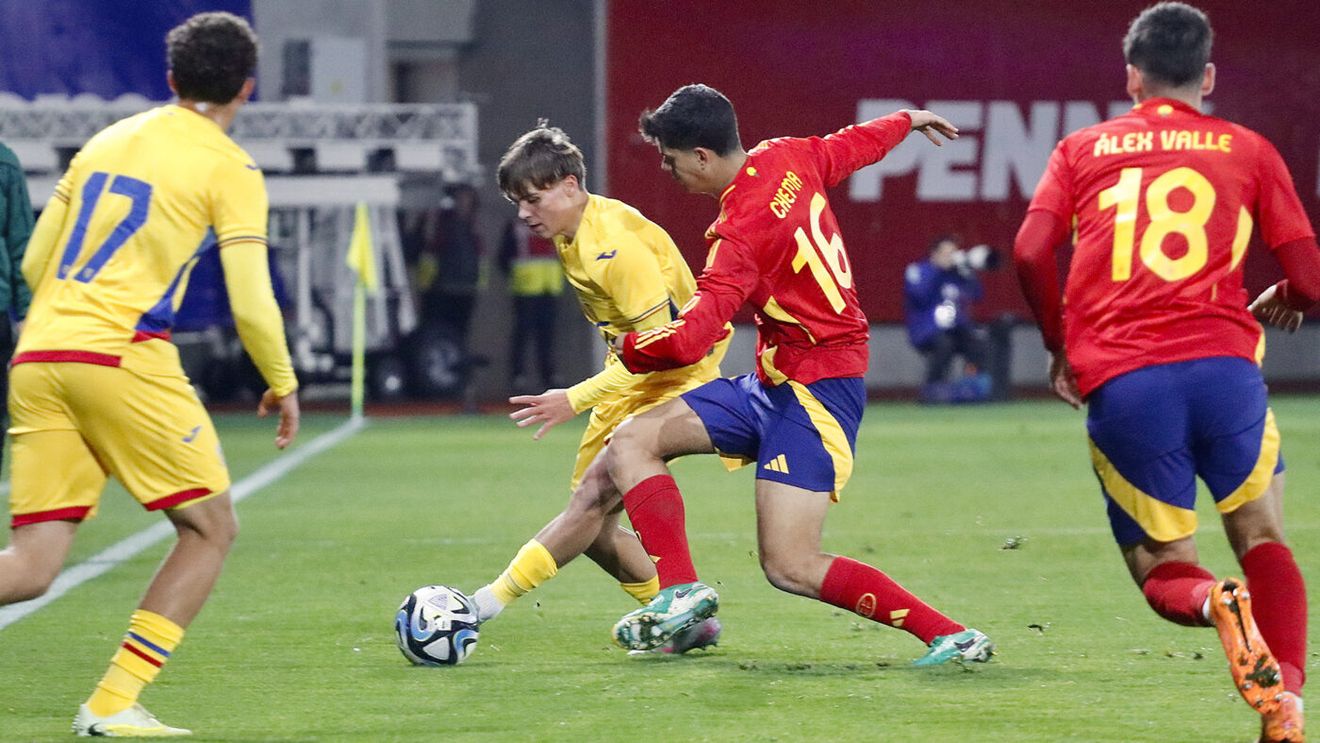 România - Spania 0-2, în etapa 5 din preliminariile CE U21. Încă un eșec pentru echipa lui Curelea în campania de calificare la EURO 2027