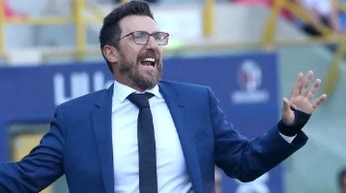 AS Roma a pierdut în Serie A! Di Francesco, furios: „Sunt nervos, mă așteptam la o altă prestație”