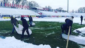 Cum arată suprafața de joc din Copou cu câteva ore înaintea meciului Poli Iași - FCSB
