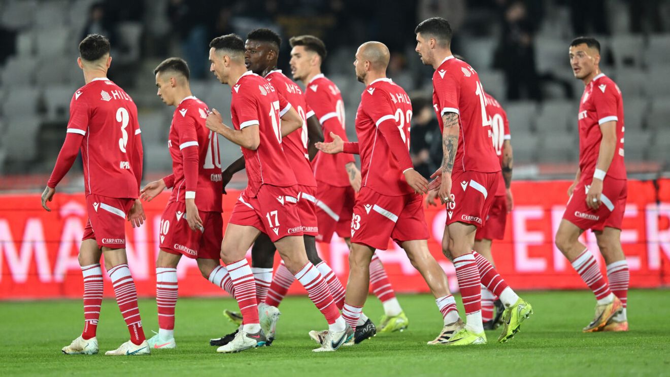 U Cluj - Dinamo București 2-4, în etapa 4 din play-off-ul Superligii. Ardelenii rămân cu o singură victorie, iar „câinii ajung pe locul 4