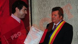 Borcea, cetățean de onoare al comunei Crușeț: **"Ne mândrim cu el"