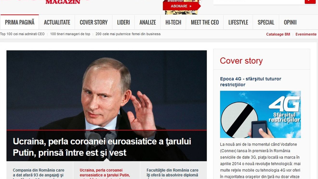 Site-ul revistei Business Magazin într-un nou layout