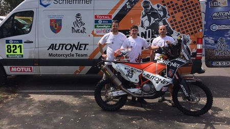 Românul Emanuel Gyenes, locul 20 în etapa a doua a raliului Dakar 2016, la clasa moto