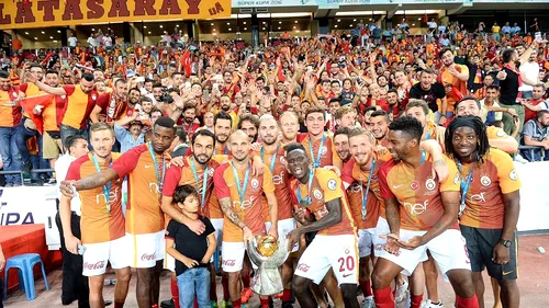 Galatasaray Istanbul a câștigat pentru a 15-a oară Supercupa, record pentru fotbalul din Turcia