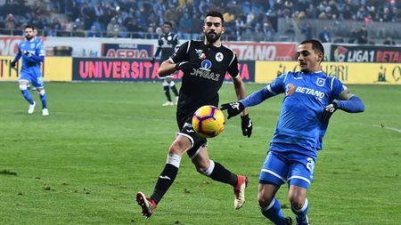 Oltenii, mai mulți, mai buni. "Doppietta" lui Mitriță a învins Mediașul. Cronica partidei