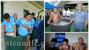Laboratorul Steaua. Preparatorul spaniol Julian Jimenez aduce gheața carbonică pentru recuperare. British Journal of Sports Medicine: "Metoda poate agrava oboseala musculară"