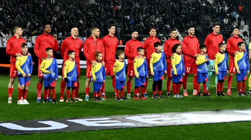 Notele fotbaliştilor lui Gigi Becali, la pauza meciului PAOK – FCSB. Cine a fost cel mai slab de pe teren