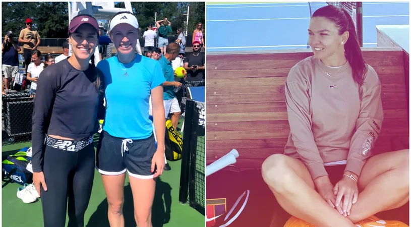 Ce a făcut Sorana Cîrstea împreună cu Caroline Wozniacki, după ce Simona Halep și-a anunțat revenirea în circuit: „Ne cunoaștem de când aveam 11 ani!