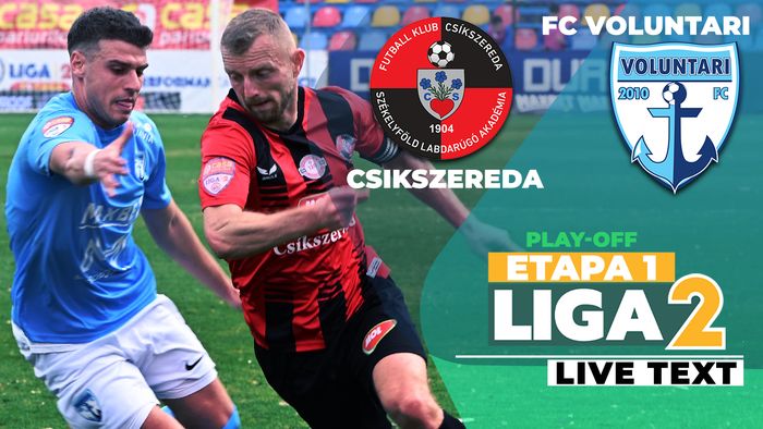 Csikszereda începe play-off-ul cu o victorie și își continuă parcursul perfect de acasă și după vizita Voluntariului