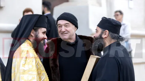 Imaginile momentului! Cum a venit îmbrăcat Gigi Becali la moaștele Sfântului Dimitrie cel Nou, de la Patriarhie | GALERIE FOTO EXCLUSIV