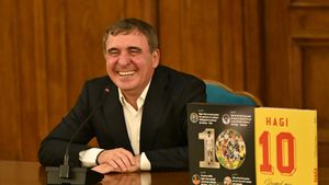 Ianis Hagi, aşteptat de părinții săi. Ce a făcut Gică Hagi: „Regele României”