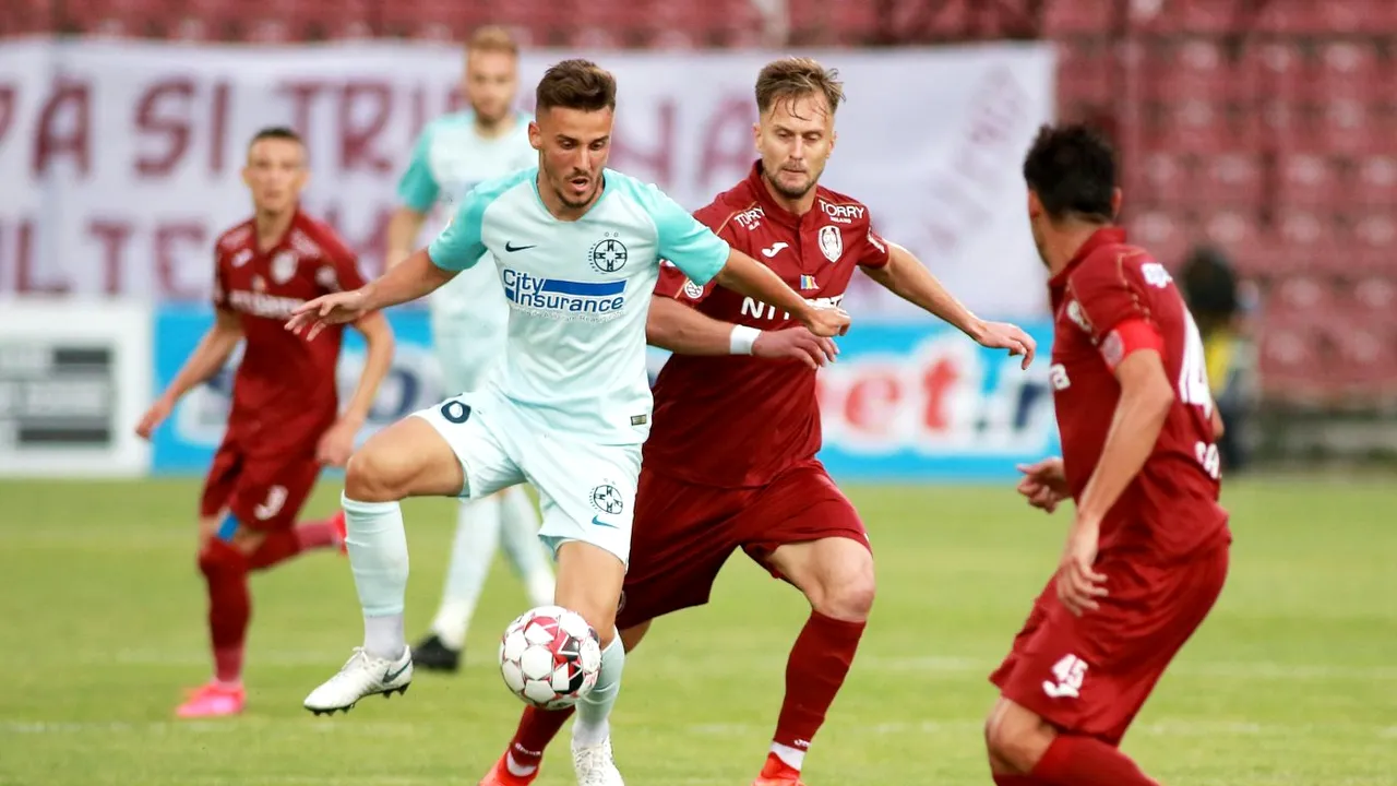 CFR Cluj-FCSB 1-0! Echipa lui Bogdan Vintilă a ajuns la 7 puncte de ardeleni și mai are șanse mici în lupta pentru titlu! Dan Petrescu e cu „park the bus” spre titlu