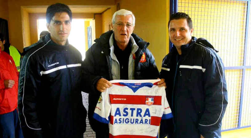 Narcis Răducan și Marcello Lippi, reîntâlnire după 19 ani. FOTO: Italianul a pozat cu tricoul Oțelului: 