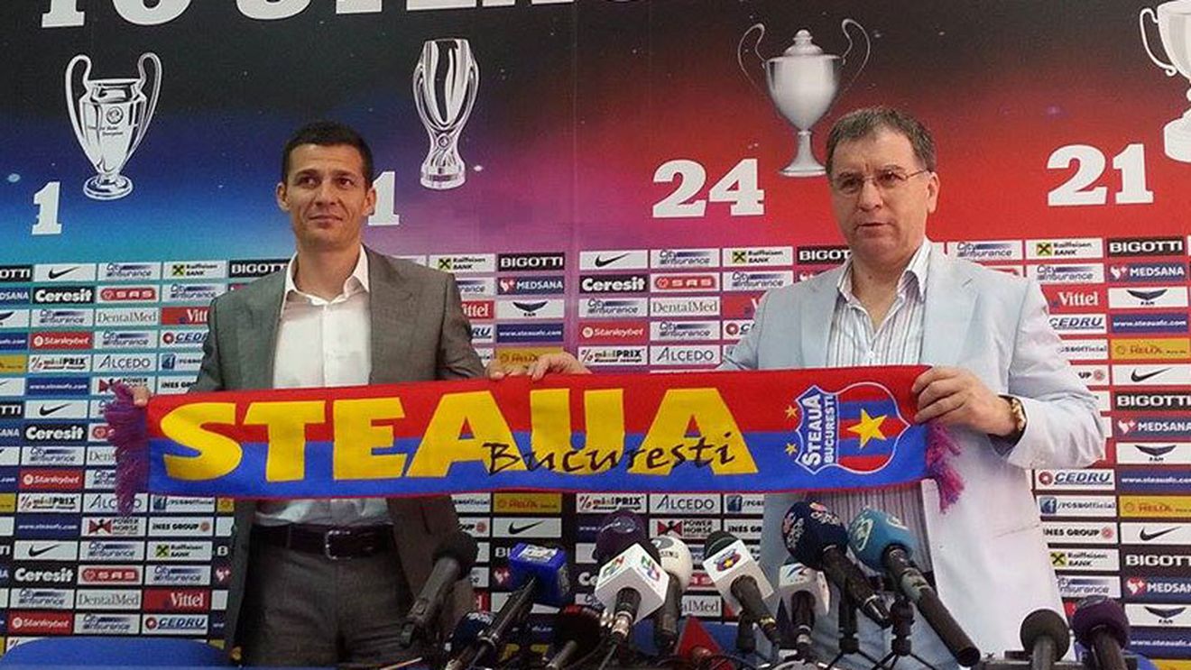 Gâlcă: "Vreau să joc 4-3-3 la Steaua, dar nu o să schimb multe lucruri. Am tot lotul la dispoziție, doar trei jucători vor pleca"