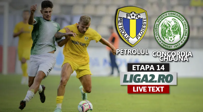 1-0 cu Concordia Chiajna și Petrolul obține a 12-a victorie consecutivă și se distanțează la 9 puncte de ilfoveni. Arbitrul Cătălin Popa a luat mai multe decizii controversate, în defavoarea ambelor echipe