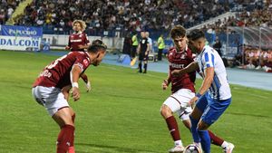 Inspirația lui Marius Șumudică! Fotbalistul uitat de Neil Lennon pe banca de rezerve a fost titularizat de noul antrenor și a marcat o bijuterie de gol în Poli Iași - Rapid