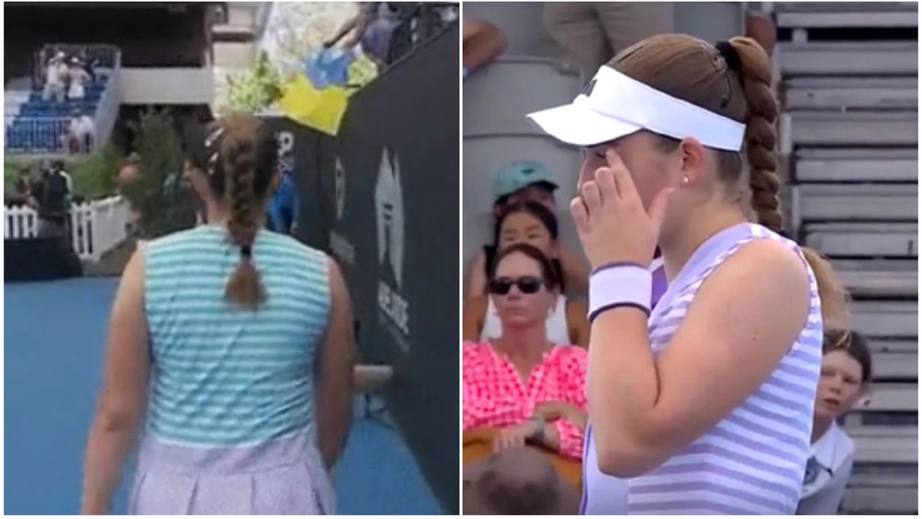 Jelena Ostapenko și-a arătat cealaltă față, la doar două zile după ce a învins-o pe Sorana Cîrstea la Adelaide! Gestul letonei când cineva i-a întins steagul adversarei. VIDEO