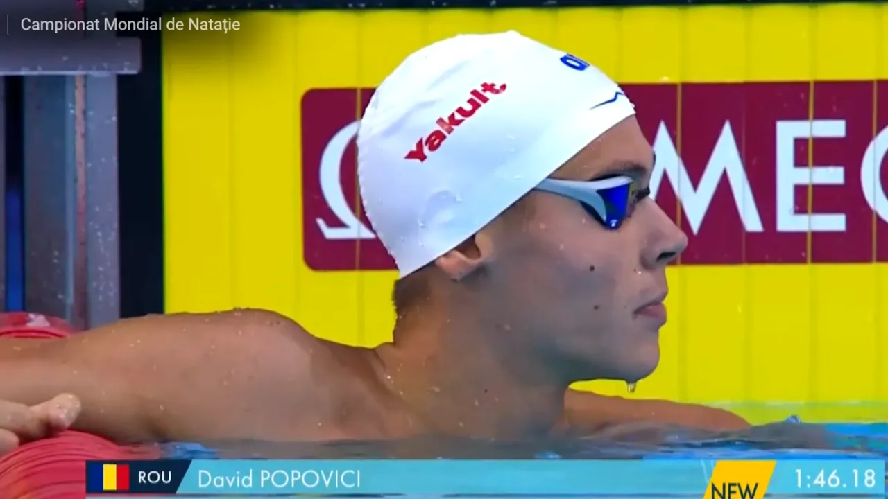 Reușită fenomenală! „Torpila” David Popovici a câștigat medalia de aur la Campionatele Mondiale de juniori din Peru! Puștiul-minune al natației românești ne face din nou fericiți | FOTO