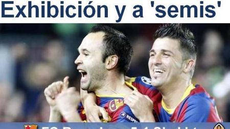 Barcelona e doar una: Șahtior distrusă pe Camp Nou!** "Paradă pentru semifinale"