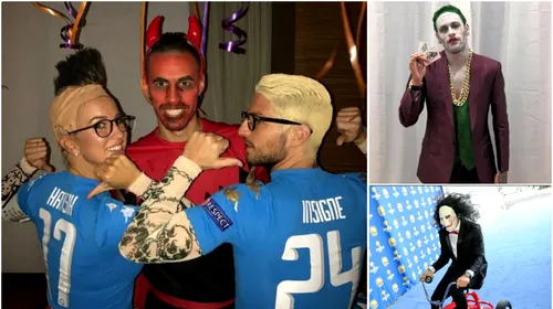 FOTO | Sportivii s-au dezlănțuit în noaptea de Halloween! Mertens l-a ironizat pe Hamsik, Neymar a intrat în pielea Joker-ului, iar vedetele din NBA s-au inspirat din filmele horror