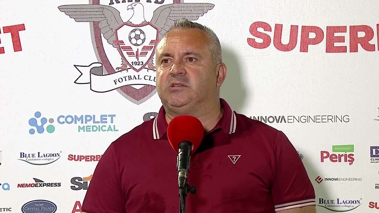 Mihai Iosif a trăit un coșmar la Arad și anunță după remiza Rapidului cu UTA: „Nu avem dubluri pe posturi! Ieșirea lui ne-a derutat!”