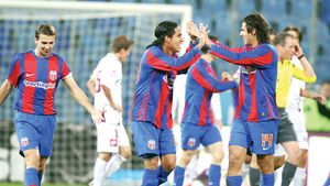 Scenă amuzantă în vestiarul Stelei!** S-au bucurat degeaba!