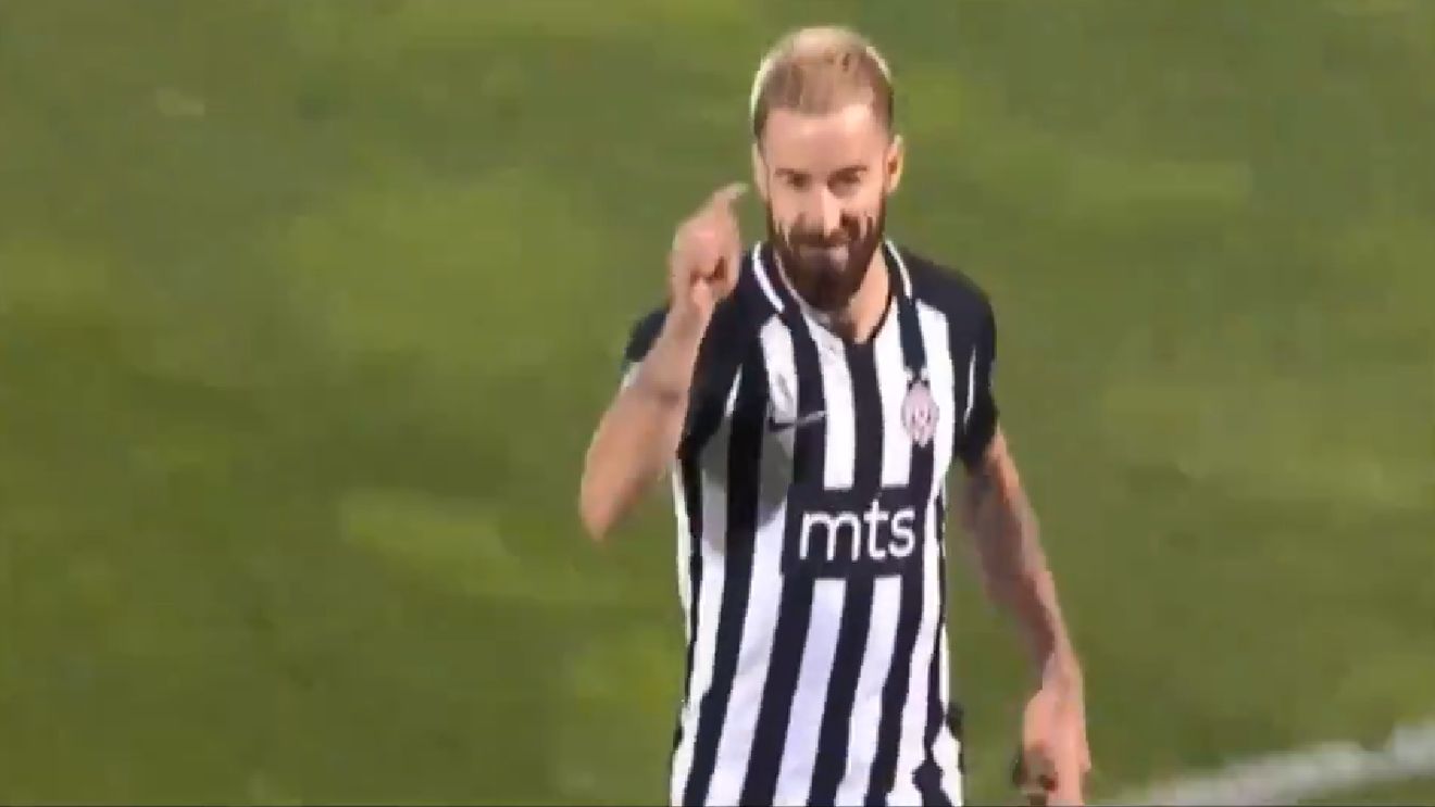 VIDEO | Enache și-a schimbat look-ul! Performanță în ultimul meci din campionat: românul a avut nevoie de doar două minute pentru a înscrie pentru Partizan