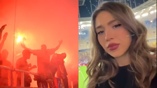 Teodora se ține de glume! Reacția fiicei lui Meme Stoica la adresa suporterilor rivalelor din România care o înjură meci de meci | VIDEO